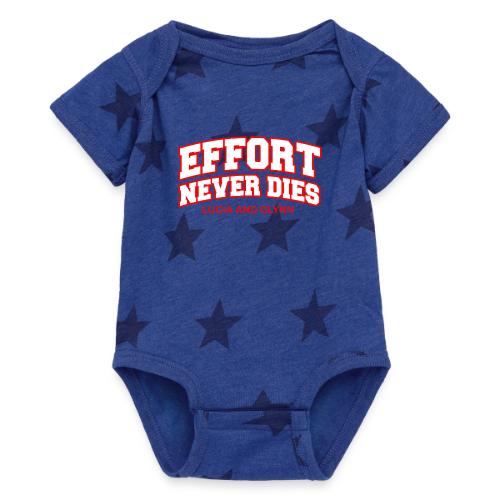 Effort Never Dies - Baby 5 Star Print One Piece