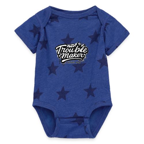Troublemaker - Baby 5 Star Print One Piece