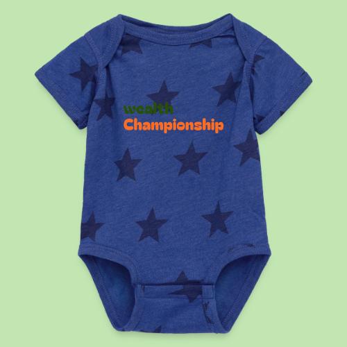 Wealth Championship - Baby 5 Star Print One Piece