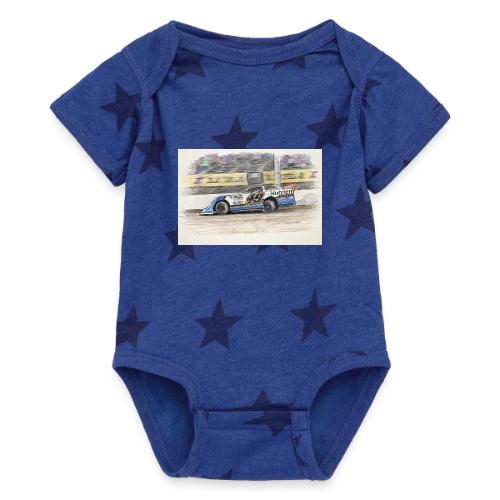 Jonathan Davenport's #49 - Baby 5 Star Print One Piece