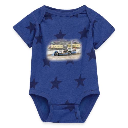 Johnathan Davenport's #49 B - Baby 5 Star Print One Piece