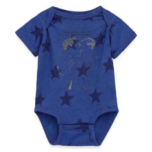 Dad Joke Blueprint T-Shirt - Baby 5 Star Print One Piece