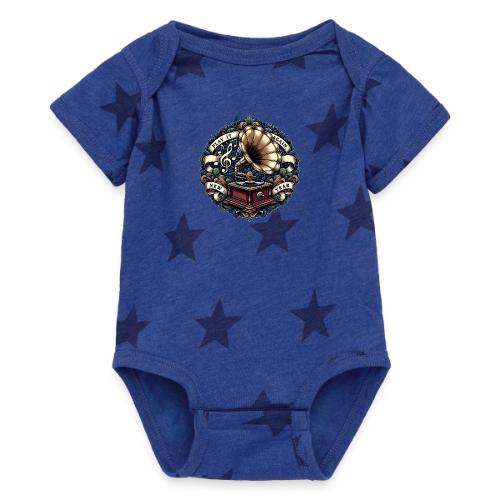 Ornate Phonograph T-Shirt - Baby 5 Star Print One Piece