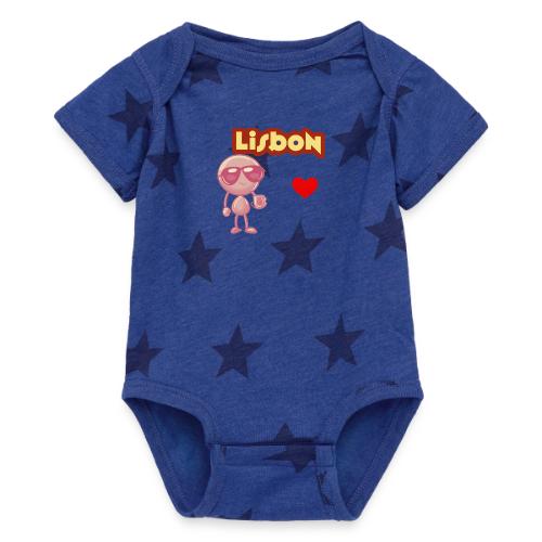 Smoon City_Lisbon - Baby 5 Star Print One Piece