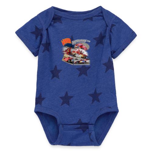 Jonathan Taylor Eldora Speedway FFN#1 Design 2 - Baby 5 Star Print One Piece