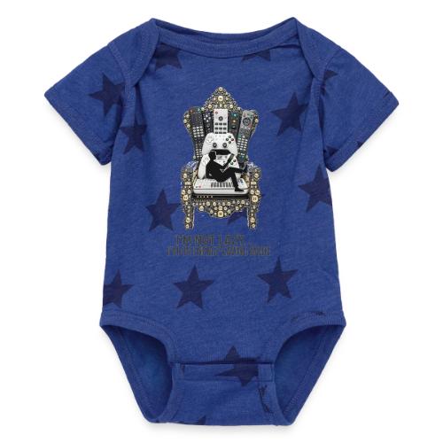 Remote Throne Procrastinator T Shirt, Dad Gift - Baby 5 Star Print One Piece