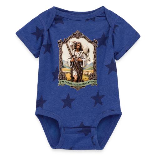 I Am The Good Shepherd T Shirt, Christian Gift - Baby 5 Star Print One Piece
