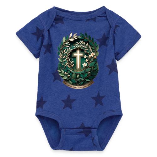 Easter Ever Green in Glory Laurel T Shirt, Gift - Baby 5 Star Print One Piece