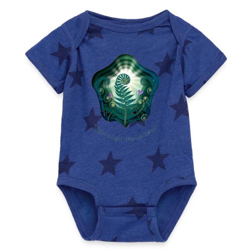 Easter Unfurl in Light Resurrection T Shirt, Gift - Baby 5 Star Print One Piece