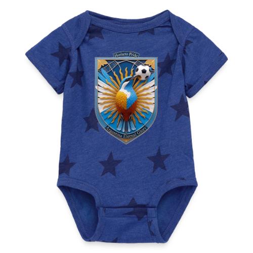 Argentina Hornero Soccer T Shirt, Football Gift - Baby 5 Star Print One Piece