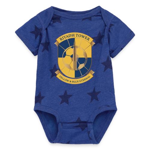Riyadh Tower Premium T Shirt, Football Pride Gift - Baby 5 Star Print One Piece
