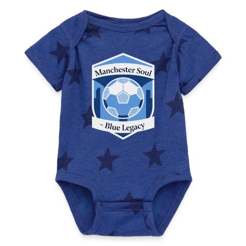 Manchester Soul Soccer City Emblem T Shirt, Gift - Baby 5 Star Print One Piece