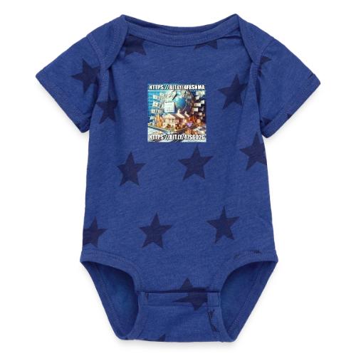 a34rfj - Baby 5 Star Print One Piece
