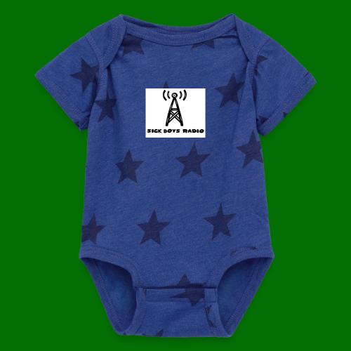 Sick Boys Radio Tower - Baby 5 Star Print One Piece