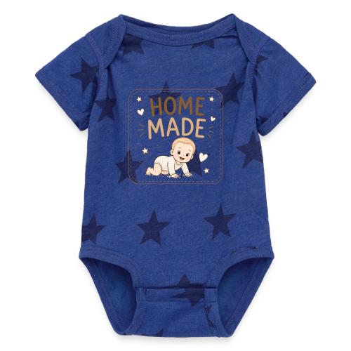 Home Made - Boy-W - Baby 5 Star Print One Piece