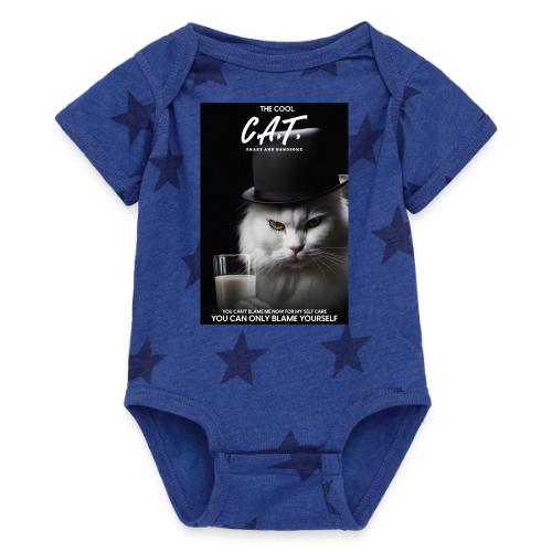 The Cool Cat - Baby 5 Star Print One Piece