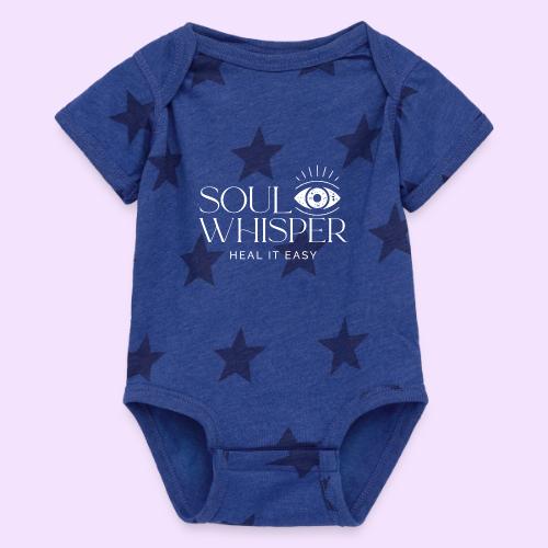 Soul Whisper - White Design - Baby 5 Star Print One Piece