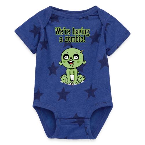 We're Having A Zombie! - Baby 5 Star Print One Piece