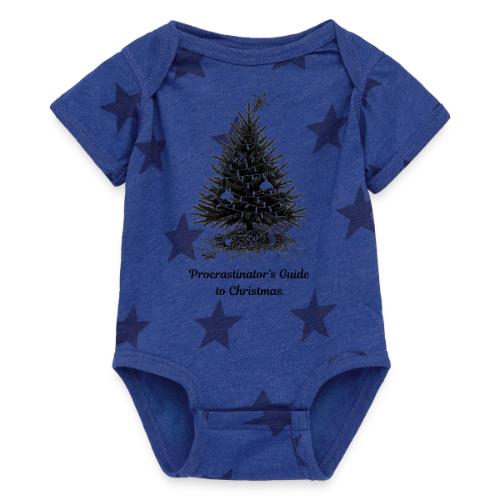 Procrastinator's Guide Christmas T-Shirt - Baby 5 Star Print One Piece