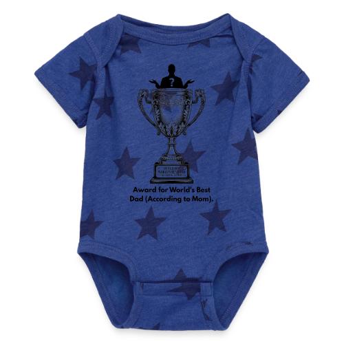 Sarcastic Dad T-Shirt - Baby 5 Star Print One Piece