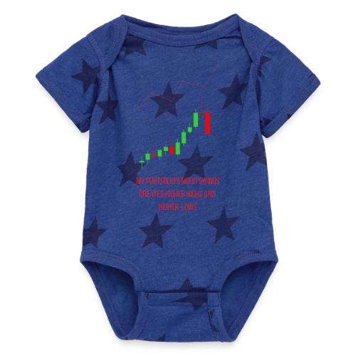 Technical Analysis Trading T-Shirt| Sarcastic - Baby 5 Star Print One Piece