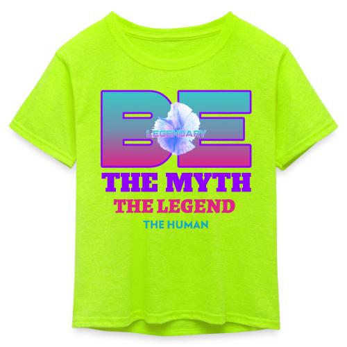 Be Legendary - Kid's 50/50 Neon T-Shirt