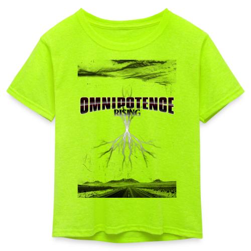 Omnipotence Rising - Kid's 50/50 Neon T-Shirt