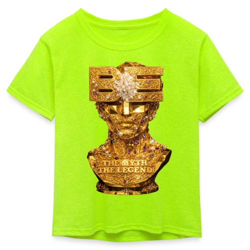 Be the Myth the Legend - Kid's 50/50 Neon T-Shirt