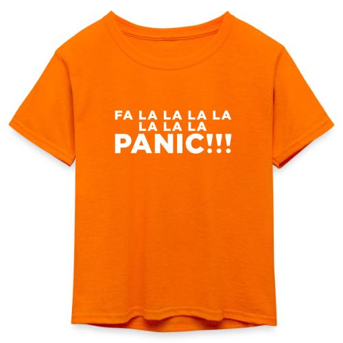 Funny ADHD Panic Attack Quote - Kid's 50/50 Neon T-Shirt