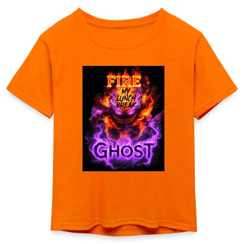 FIRE GHOST 26 - Kid's 50/50 Neon T-Shirt