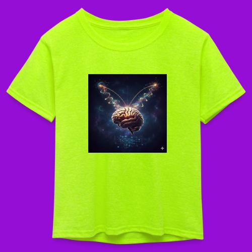 BrainTeas - Kid's 50/50 Neon T-Shirt