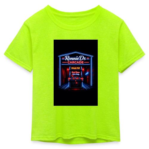 Carcadelogo3 - Kid's 50/50 Neon T-Shirt