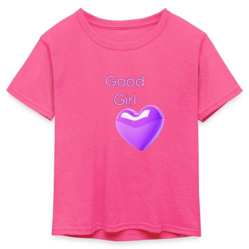 Smoon City_Good Girl - Kid's 50/50 Neon T-Shirt