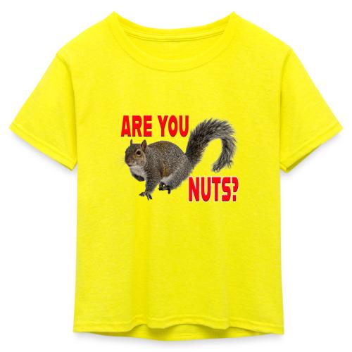Are You Nuts? - Kid's 50/50 Neon T-Shirt