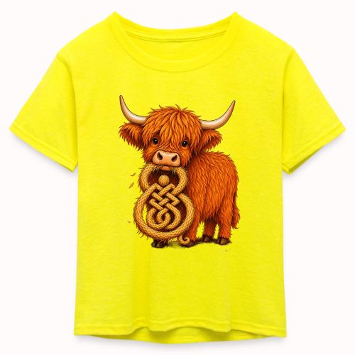 heelan coo - Kid's 50/50 Neon T-Shirt
