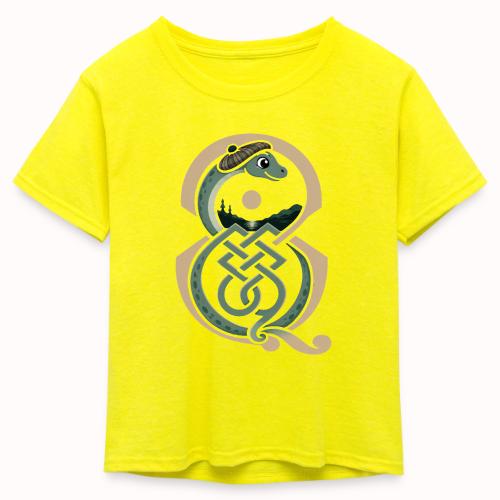 nessie - Kid's 50/50 Neon T-Shirt