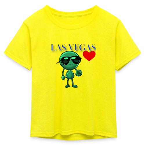 Smoon City_Las Vegas - Kid's 50/50 Neon T-Shirt