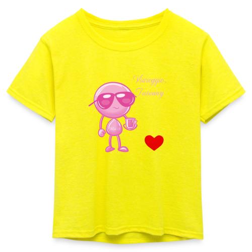 Smoon City_Viareggio Tuscany Pink - Kid's 50/50 Neon T-Shirt