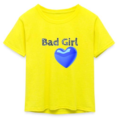 Smoon City_Bad Girl - Kid's 50/50 Neon T-Shirt