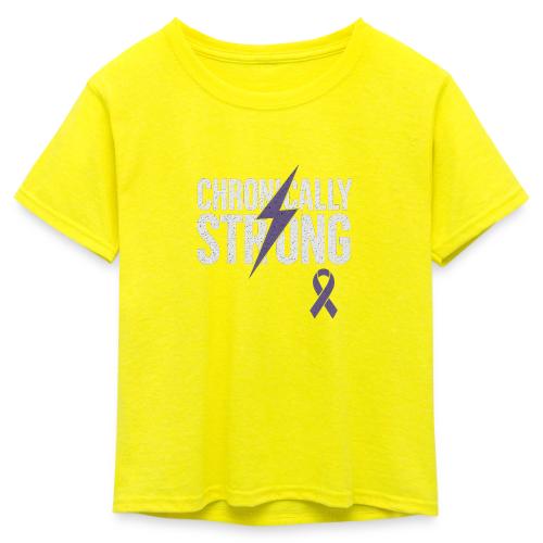 Chronically Strong - Kid's 50/50 Neon T-Shirt