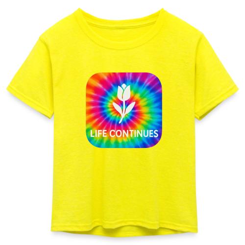 Logo - Kid's 50/50 Neon T-Shirt