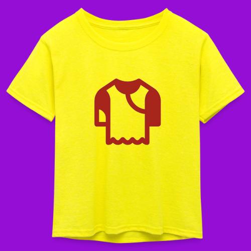 Logo outline - Kid's 50/50 Neon T-Shirt