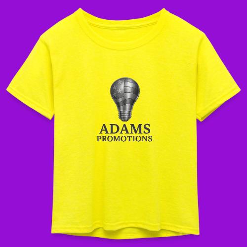 Adams Promotions Brushed Steel light Logo - Kid's 50/50 Neon T-Shirt
