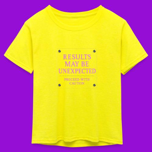 Results - Neon Purple - Kid's 50/50 Neon T-Shirt