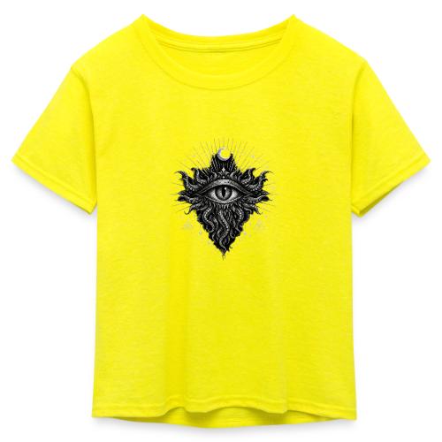 Eldritch Eye - Kid's 50/50 Neon T-Shirt