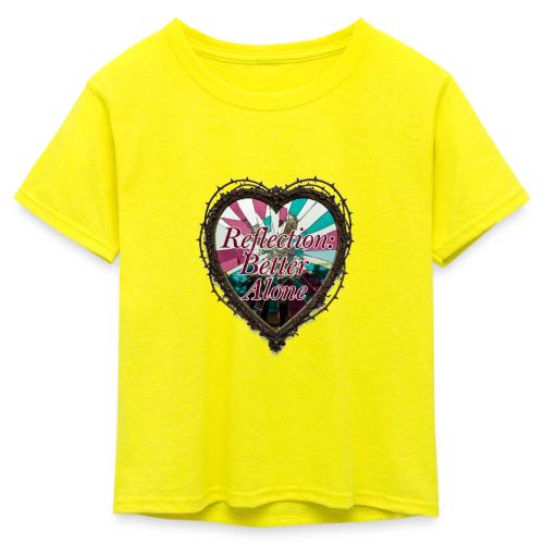 Reflection: Better Alone T-Shirt - Kid's 50/50 Neon T-Shirt