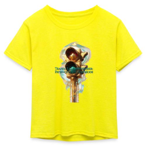 Traffic Light Whisperer T Shirt - Kid's 50/50 Neon T-Shirt