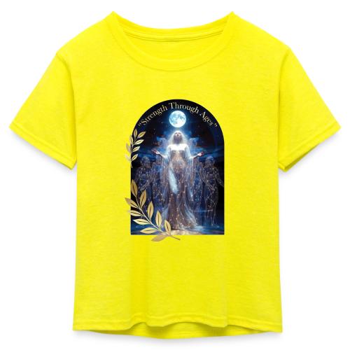 Women's Day Legacy T Shirt, Empowerment Gift 2026 - Kid's 50/50 Neon T-Shirt