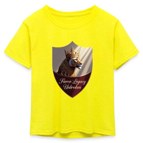 Women's Day Legacy T Shirt, Empowerment Gift 2026 - Kid's 50/50 Neon T-Shirt