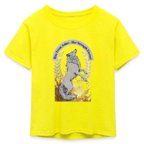 Women's Day Legacy T Shirt, Empowerment Gift 2026 - Kid's 50/50 Neon T-Shirt